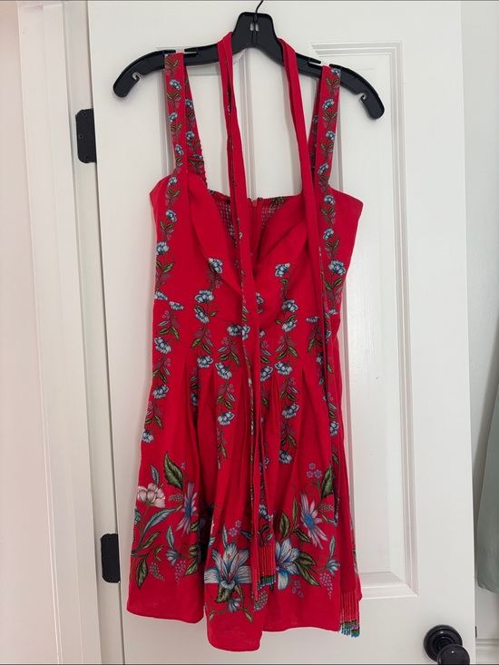 FARM Rio Dresses & Skirts - FARM RIO Red Floral Women’s Sundress with Straps